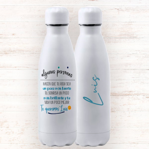 Botella personalizada «frase amigos»
