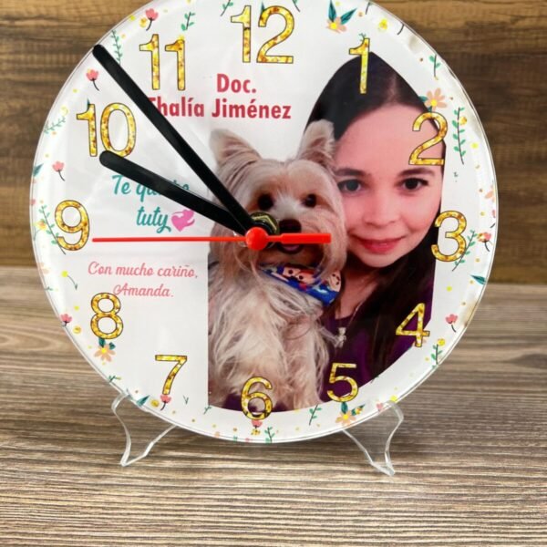 RELOJ PERSONALIZADO EN MDF FULL COLOR