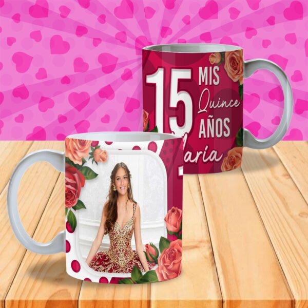 Tazas Personalizada para 15 años