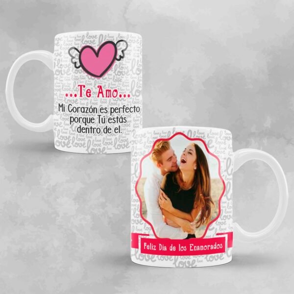 Taza San Valentin con foto