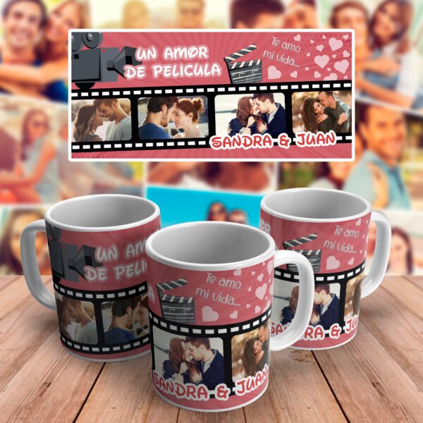 Taza collage de fotos