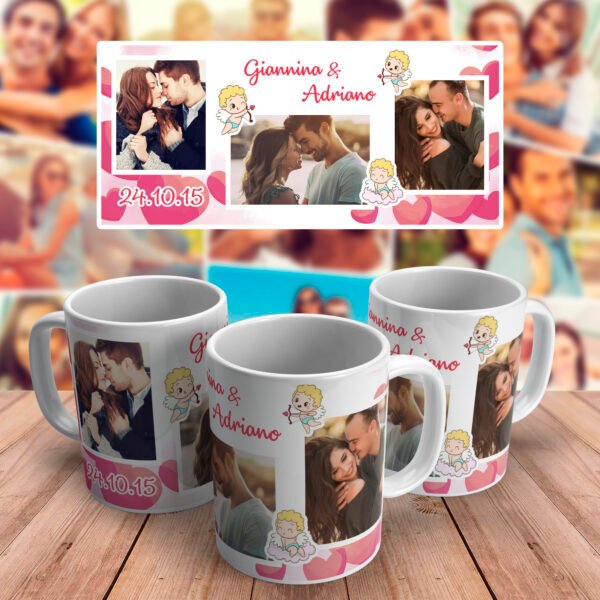 Taza collage de fotos