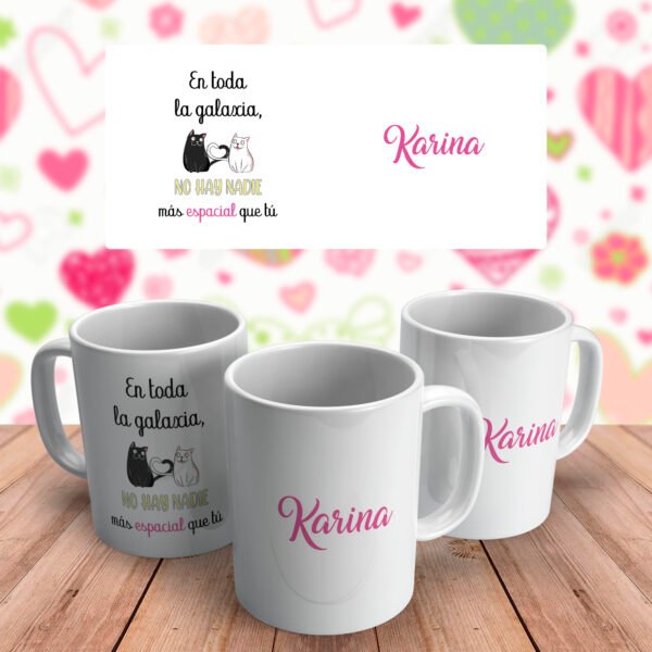 Taza San Valentin con frase