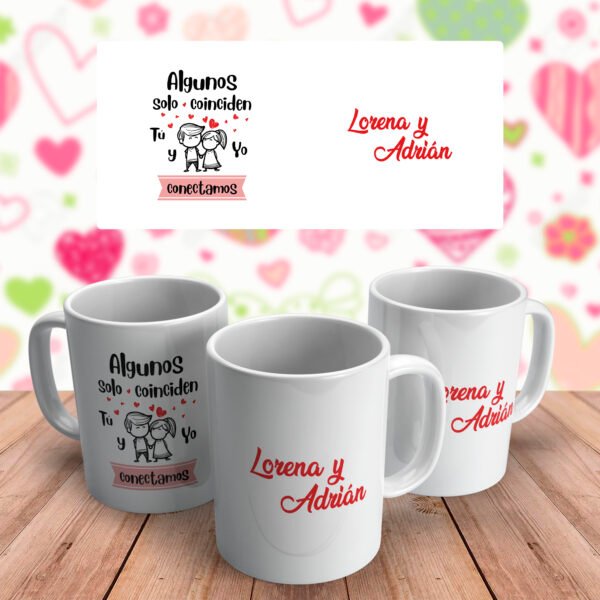 Taza San Valentin con frase