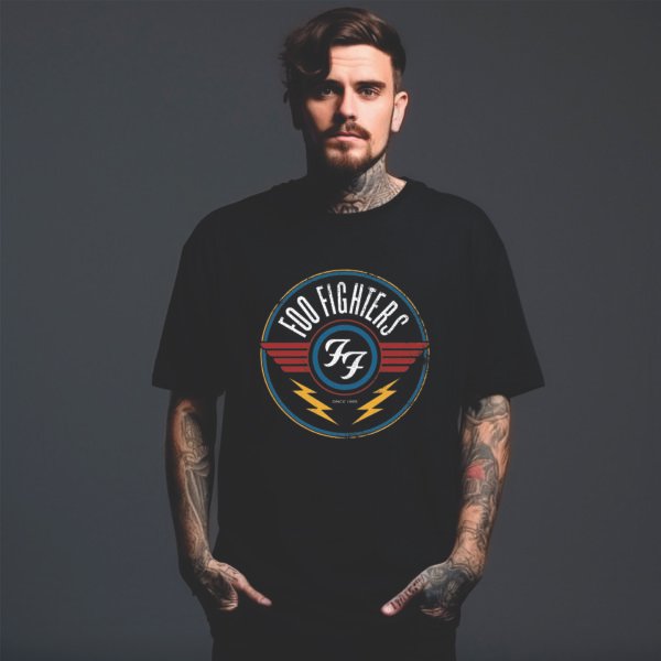 Polo rockeros de foo figthers