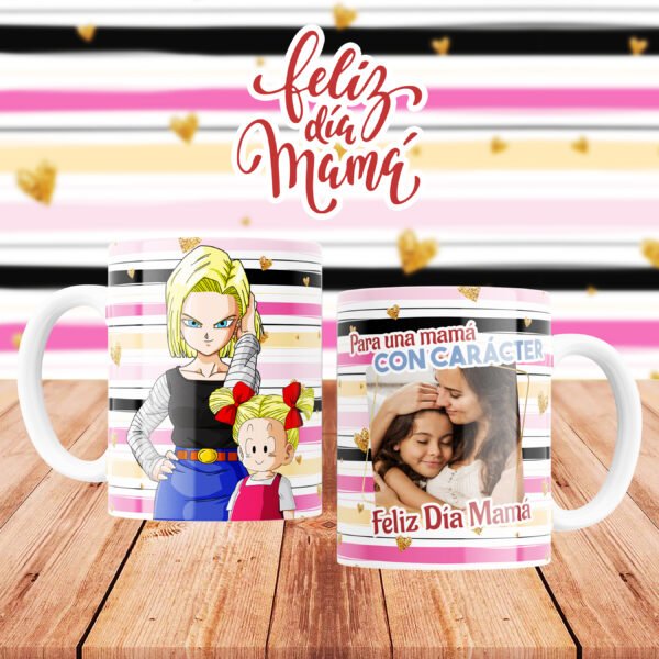 Tazas  comics con foto para Mamá