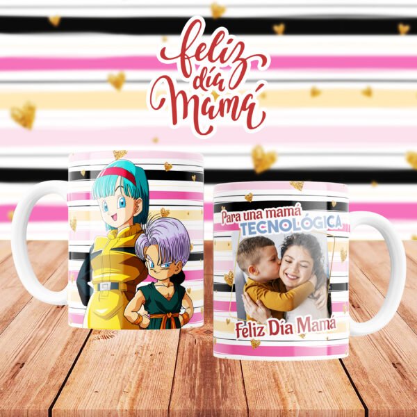 Tazas  comics con foto para Mamá
