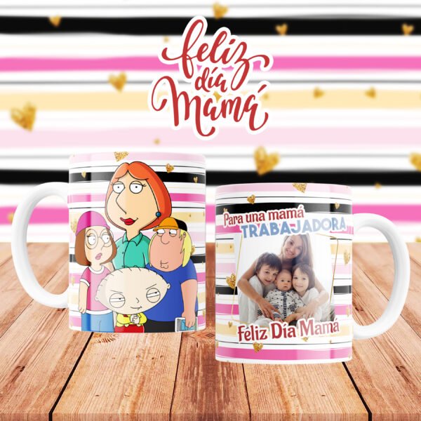 Tazas  comics con foto para Mamá