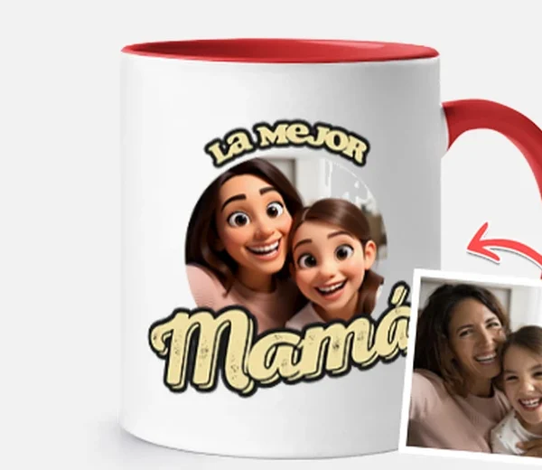 Tazas con efecto animación 3D