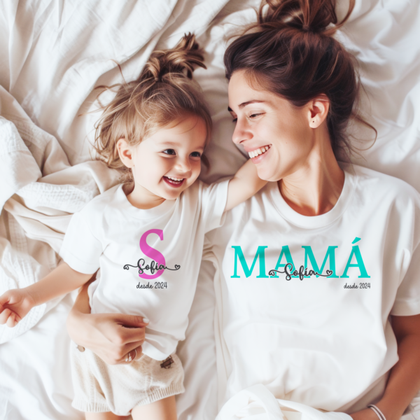 Polos personalizados mamá e hija